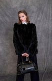 Black Alligator Bugatti Handbag