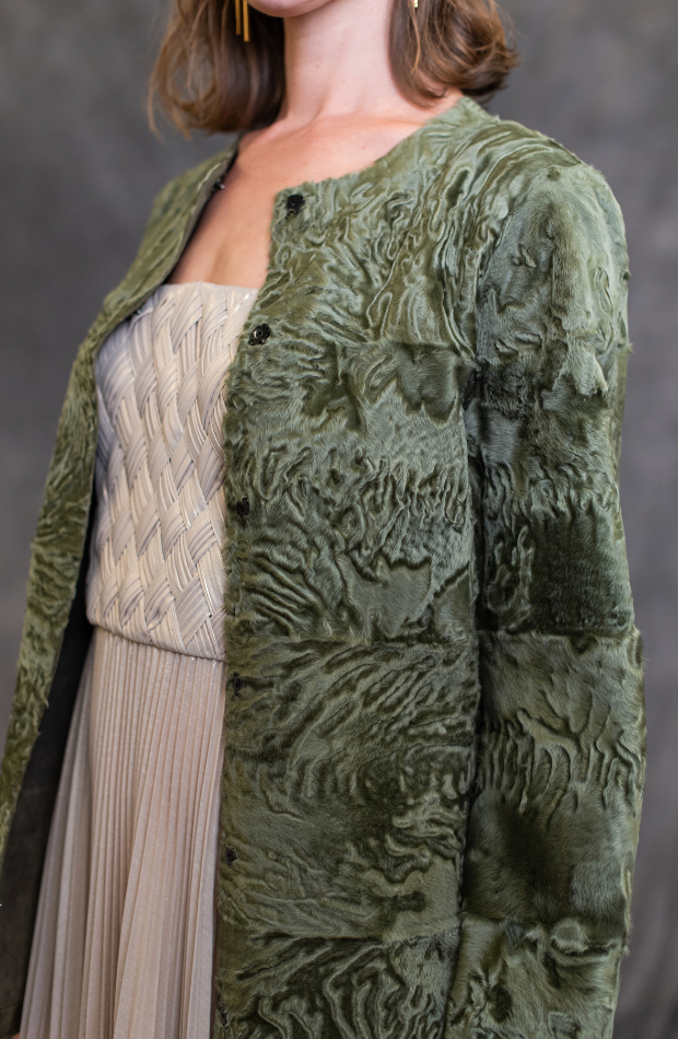 DYED KHAKI GREEN BROADTAIL REV. JACKET