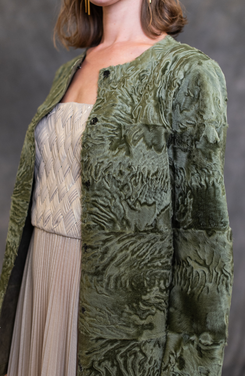 DYED KHAKI GREEN BROADTAIL REV. JACKET