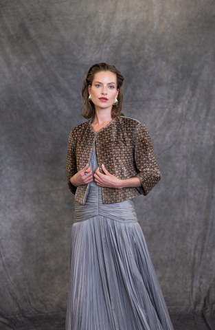 BLACK MINK BOLERO J. Mendel