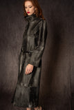 NATURAL GRAY BROADTAIL W/SILK TAFFETA REVERSIBLE