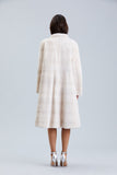 NATURAL IVORY SHEARED MINK COAT