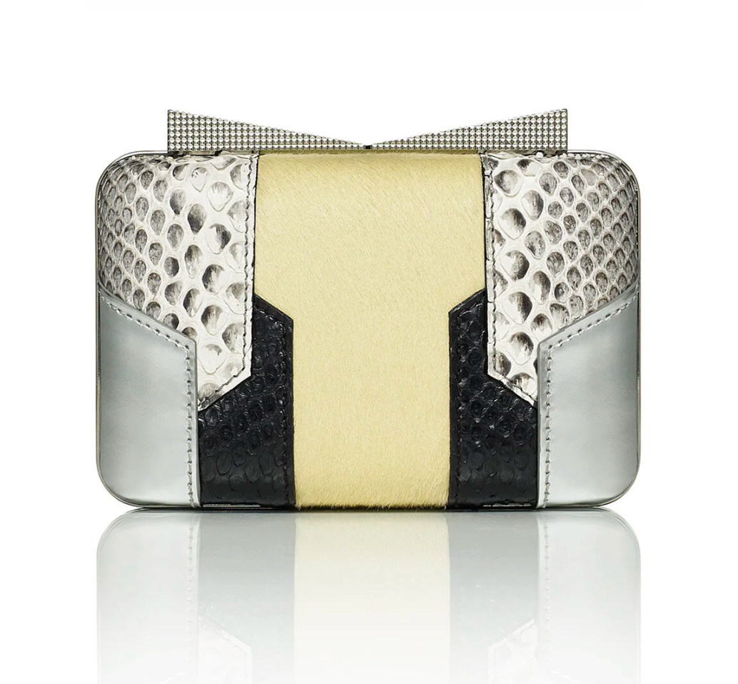 Black & Gold Art Deco Mini Minaudiere Purse