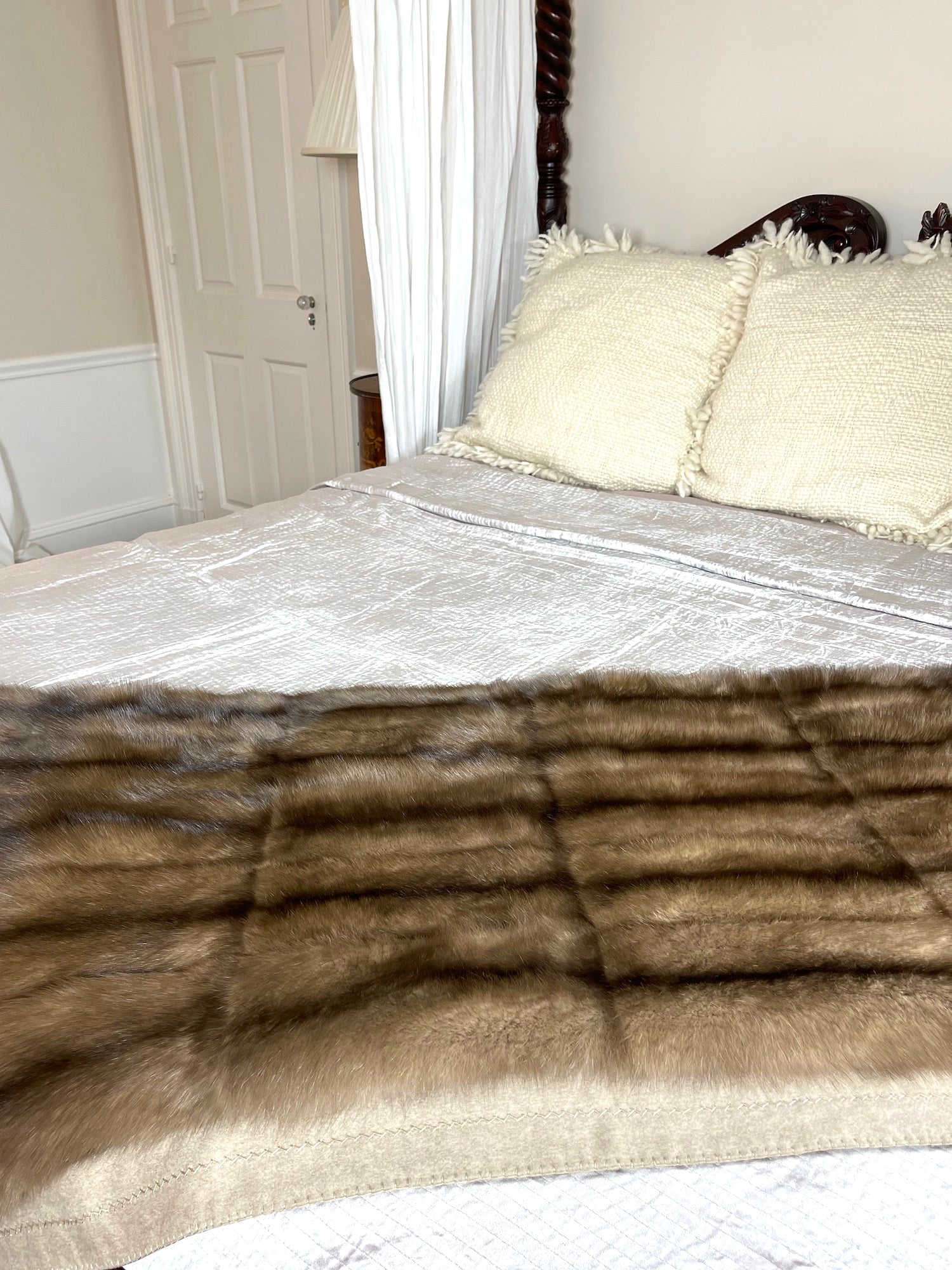 Tortora Sable Blanket with Cashmere