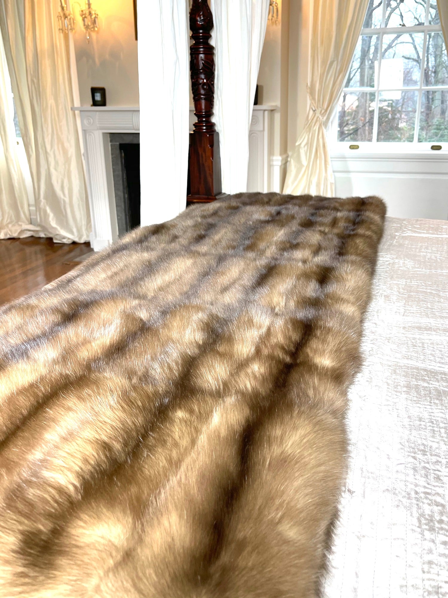 Tortora Sable Blanket with Cashmere
