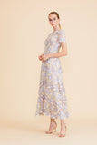 LACE TEA LENGTH DAY DRESS
